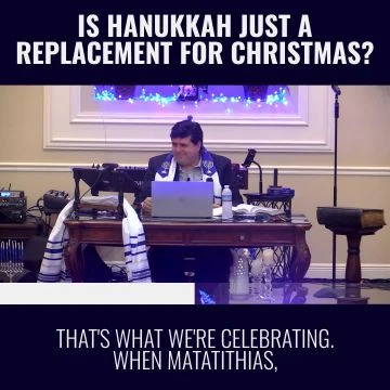 Is Hanukkah just a replacement for Christmas?